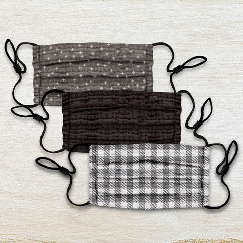 Cotton Clouds Face Masks 3 Pack - Dappled