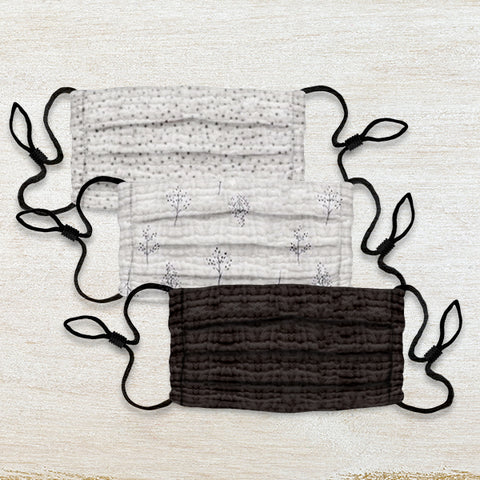 Cotton Clouds Face Masks 3 Pack - Frost