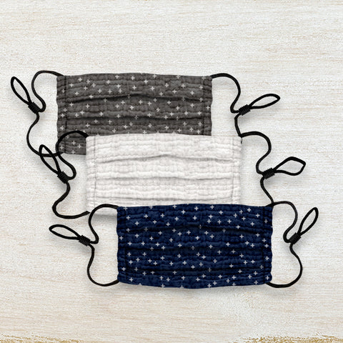 Cotton Clouds Face Masks 3 Pack - Starry
